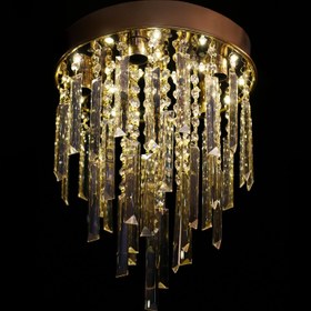 تصویر لوستر سقفی مدل کاردی (ال دی دار)LED chandelier LED chandelier