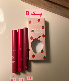 تصویر پک رژمایع توت فرنگی Lipstick