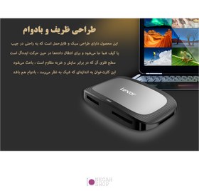 تصویر کارت خوان Lexar CFexpress Type A / SD USB 3.2 Gen 2 Reader 