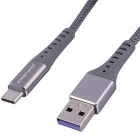 تصویر کابل تایپ سی فست شارژ Firstyou F-002 6A 1m Firstyou F-002 6A 1m Type-C Fast Charging Cable