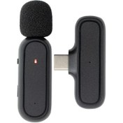 تصویر میکروفن بی سیم یقه ای مدل K60 K60 Type C wireless microphone