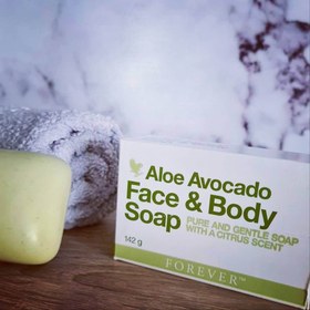 تصویر صابون جامد آووکادو فوراور ALOE AVOCADO FACE AND BODY SOAP