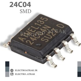 تصویر تراشه حافظه آیسی 24C04 - SMD IC 24C04