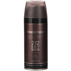 تصویر اسپری بدن مردانه مدل 212Sky حجم 150میل پرستیژ Prestige Body Spray 212Sky For Men 150ml