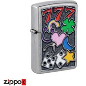 تصویر فندک زیپو مدل 48682 شانس 