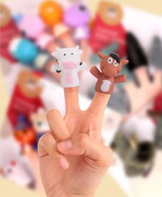 تصویر عروسک انگشتی سیلیکونی - شماره Finger puppets