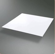 تصویر تایل سقفی سپاهان ۶۰x۶۰ سانتی متر PVC سفید براق 