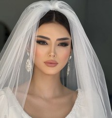 تصویر میکاپ عروس اروپایی 