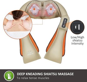 تصویر ماساژور شانه، کمر و گردن مدل EZ-212 طرح شال Massager 