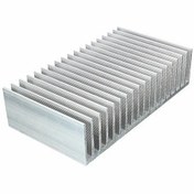 تصویر هیت سینک سایز 50*70 میلیمتر Aluminium heatsink 70mm*50mm*15mm