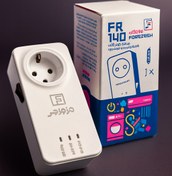 تصویر محافظ برق تک خانه ارت دار آنالوگ کلید دارماشین لباسشویی فروزش - کد 2153013307 