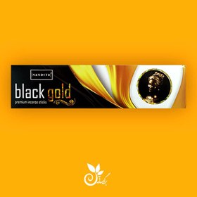 تصویر عود خوشبو کننده ناندیتا NaNDITa مدل دست ساز بلک گلد (طلای سیاه)Black Gold Black Gold nandita