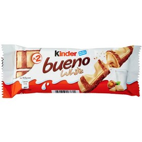 تصویر ویفر کیندر Bueno white وزن 40 گرم 