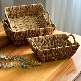 تصویر سبد حصیری مستطیل8237 