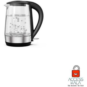 تصویر کتری برقی هوشمند لپرسو مدل LPRGKTBK - مشکی شفاف Smart electric kettle LePRESSO model LPRGKTBK - Clear black