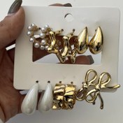 تصویر پک گوشواره پاپیون / اشکی 