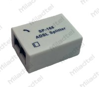 تصویر اسپلیتر نویز گیر اینترنت دو بوبین pks MT 