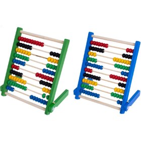 تصویر چرتکه چوبی پایه دار 