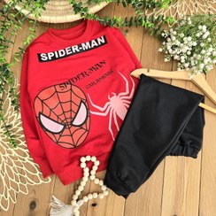 تصویر بلوز و شلوار اسپایدرمن تکرنگ 