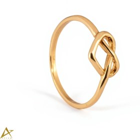 تصویر انگشتر طلا زنانه مینیمال قلب کدA53 