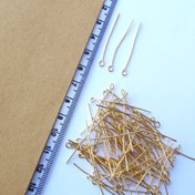 تصویر میخ اتصال طلایی ته حلقه کد 16 