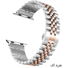 تصویر بند مدل Rolex مناسب برای اپل واچ 38/40/41 میلی متری Apple Watch 38/40/41mm Rolex Band