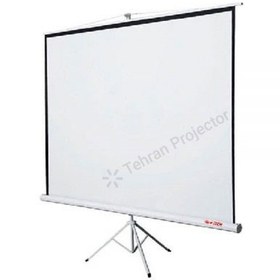 تصویر پرده نمایش پایه دار اسکوپ 150×150 cm 150x150 cm Scope Tripod Projector Screen