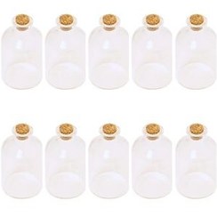 تصویر بطری دکوری مدل ویال بسته 10عددی 