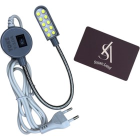 تصویر چراغ LED چرخ ده لامپی برند یوک 