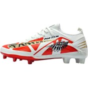 تصویر کفش فوتبال نایکی مدل SeG1020 رنگ سفید قرمز 