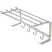 تصویر قفسه حمام اطلس مدل زاگرس تمام آلومینیوم 