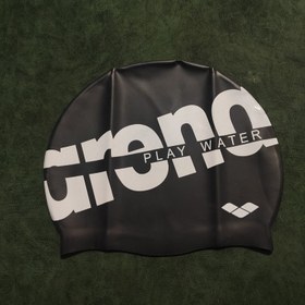 تصویر کلاه شنا آرنا مدل AUBONE_00 - مشکی 