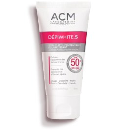 تصویر کرم ضد آفتاب بی رنگ دپی وایت ای سی ام Acm Depiwhite. sunscreen SPF50 40 ml