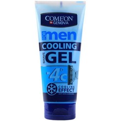 تصویر ژل اصلاح صورت و بدن کولینگ کامان حجم 175 میل اورجینال Men Cooling Shave Gel face and body Comeon 175 ML
