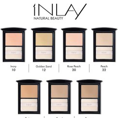 تصویر پنکیک پودری مات آیینه دار مخملی برند این لی شماره 20 Pressed Powder INLAY