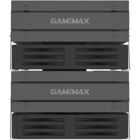 تصویر خنک کننده پردازنده گیم مکس مدل Twin 600 Gamemax Twin 600 Black CPU Air Cooler