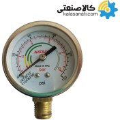 تصویر گیج فشار ناتالی ۱۰ بار سایز ۴ اینچ 