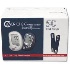 تصویر نوار تست قند خون کلورچک Clever Chek TD-4230 Clever Chek Blood Glucose test strip