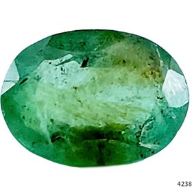 تصویر نگین زمرد زامبیا معدنی و طبیعی اعلا کد 4238 