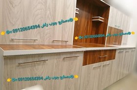 تصویر کابینت آشپزخانه آماده سه متری حاضری 3 متری ام دی اف 09120654394 کابینت مهدوی (صنایع چوبی راش ) قیمت محصول بصورت 3متر پایین 3 متر بالا محاسبه میشود (پک کامل محصول)