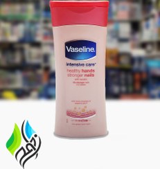 تصویر کرم مرطوب‌کننده ناخن وازلین مدل Stronger حجم 200 میلی‌لیتر Vaseline Intensive Care Healthy Hands Stronger Nails Hand Cream