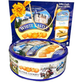 تصویر کوکی کادویی کره ای وایت کاسل White Castle حجم 908 گرم 