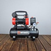 تصویر کمپرسور پمپ باد سایلنت ۱۲ لیتری اینتیمکس 