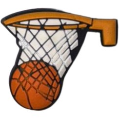 تصویر جیبیتز حلقه بسکتبال ( Basketball Jibbitz ) 