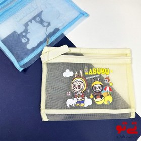 تصویر جامدادی دوزیپ توری طرح لبوبو مدل2521 