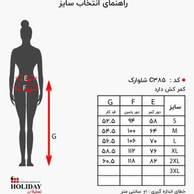 تصویر شلوارک زنانه C385 