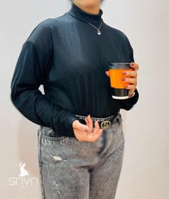 تصویر یقه اسکی مشکی 