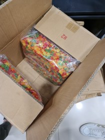 تصویر میوه خشک اناناس حبه رنگی تایلندی ( عمده ) از 1 کیلوگرم وجیسنک 