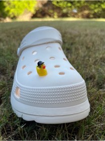 تصویر هدیه مفهومی کراکس اورجینال زرد Crocs minylwhatduck 