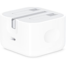 تصویر شارژر اصلی آیفون13 Apple iPhone 13 Original Charger Apple 20W 3pin USB-C Power Adapter